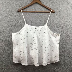 Abound Swing Tank Top Ivory 2X